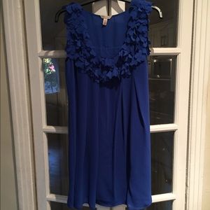 Ted Baker blue sleeveless baby doll dress. Size 2